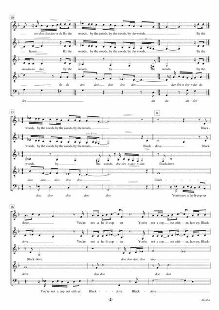 Black Dove Saatb A Cappella Page 2