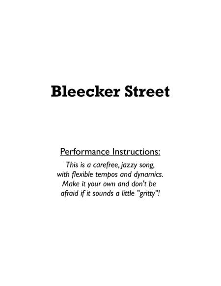 Bleecker Street For Solo Piano Page 2