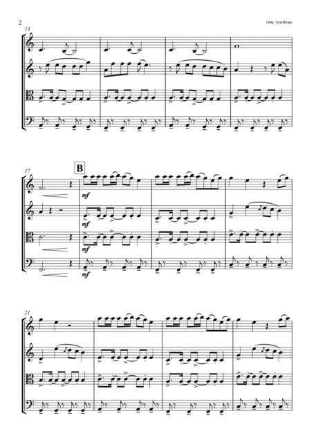 Bless The Broken Road For String Quartet In C Easy Intermediate Page 2