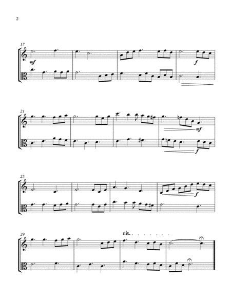 Blessed Assurance Violin Viola Duet Page 2