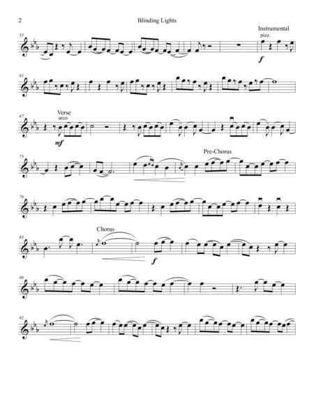 Blinding Lights By The Weeknd Violin Solo Page 2