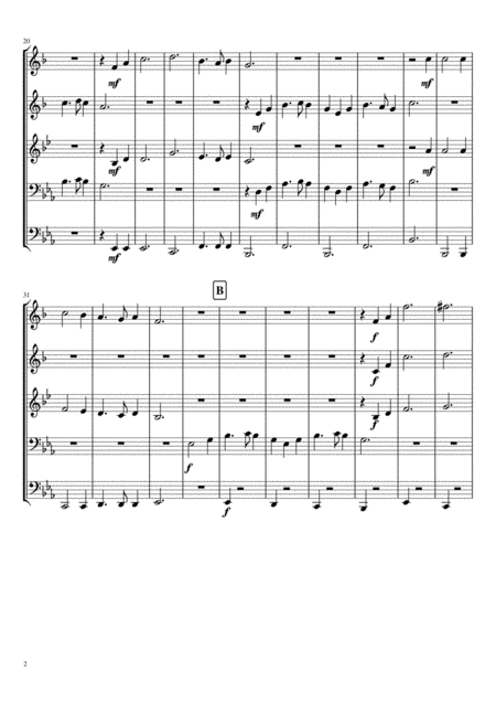 Blow The Man Down Brass Quintet Page 2