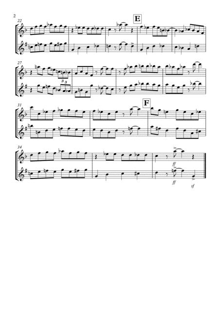 Blues Duet For Flute And Tenor Saxophone Page 2