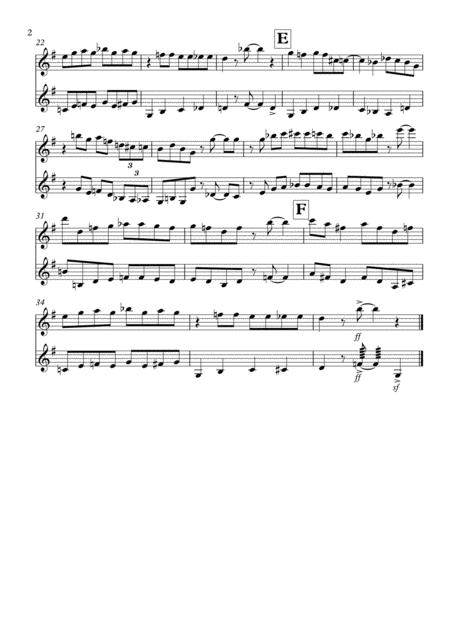 Blues Duet For Flute And Violin Page 2