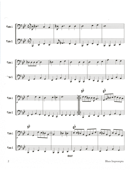 Blues Impromptu Page 2