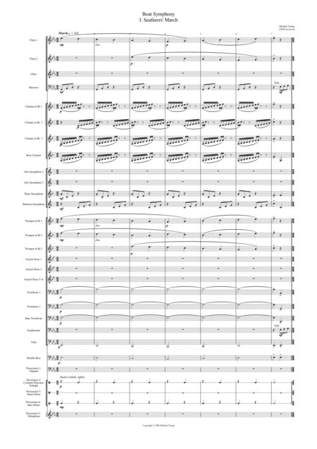 Boat Symphony Concert Band Score Page 2