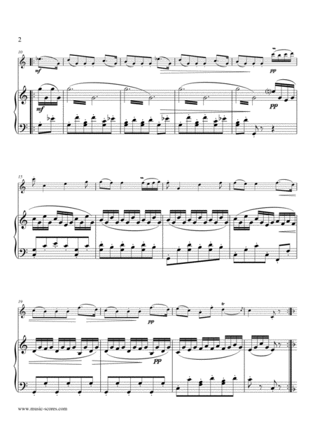 Boccherini Minuet And Trio In E Oboe And Piano Page 2