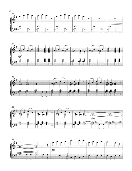 Bohemian Folk Song Piano Solo Page 2