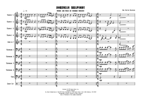 Bohemian Rhapsody Brass Ensemble Page 2