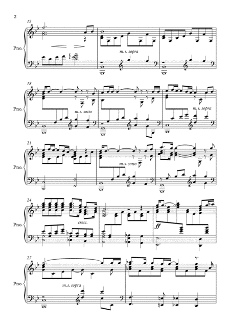 Bohemian Rhapsody For Solo Piano Page 2