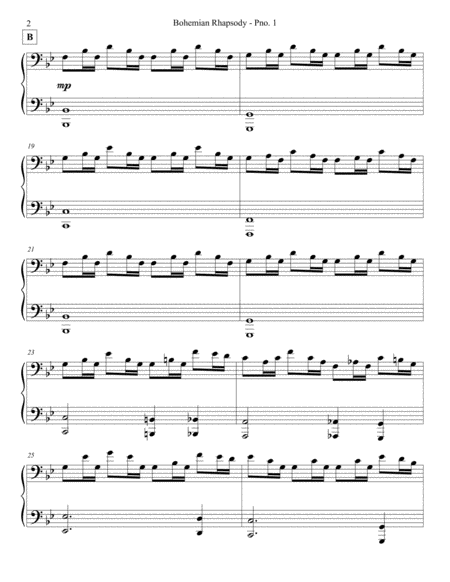 Bohemian Rhapsody For Two Pianos Page 2