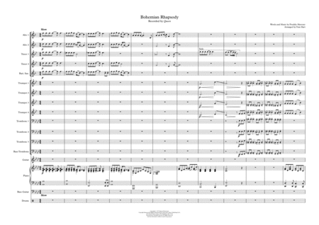 Bohemian Rhapsody Jazz Ensemble Page 2