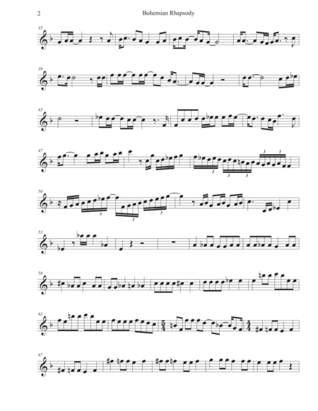 Bohemian Rhapsody Original Key Horn In F Page 2