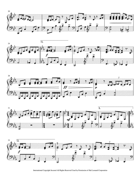 Bohemian Rhapsody Piano Arrangement For Small Hands Page 2