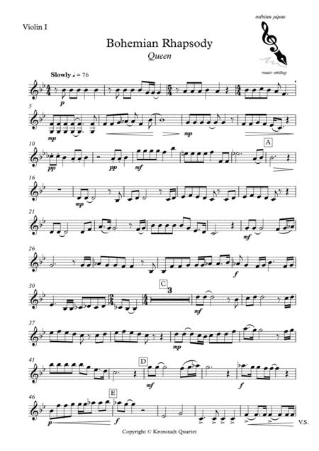 Bohemian Rhapsody Queen String Quartet Page 2