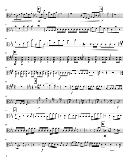 Bohemian Rhapsody String Ensemble 1st Viola Page 2