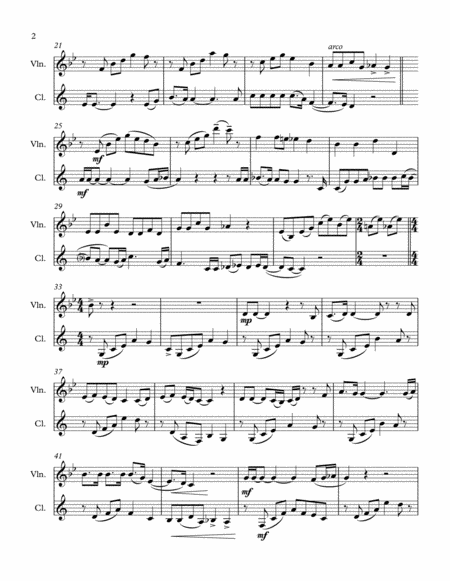 Bohemian Rhapsody Violin And Clarinet Page 2