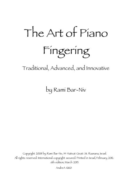 Book The Art Of Piano Fingering Traditional Advanced And Innovative Page 2