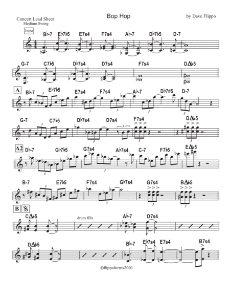 Bop Hop Leads Sheets In C Bb And Eb Page 2