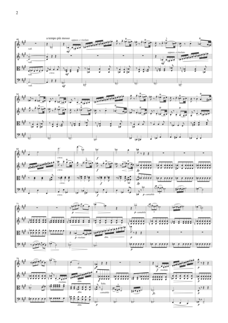 Borodin Notturno String Quartet No 2 3rd Mvt For String Quartet Cb501 Page 2