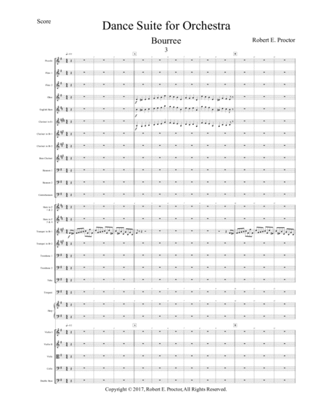 Bourree From The Dance Suite For Orchestra Page 2