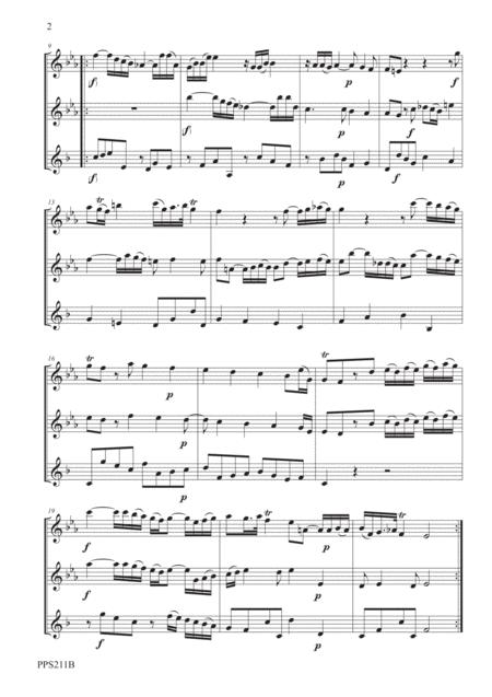 Boyce Trio Sonata No 8 In Eb For Flute Oboe Clarinet Page 2