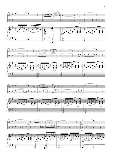 Braga La Serenata For Piano Trio Pb401 Page 2