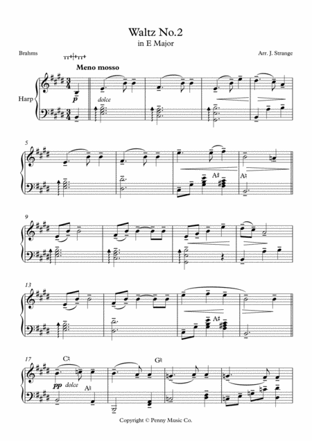 Brahms Waltz No 2 In E Major Page 2