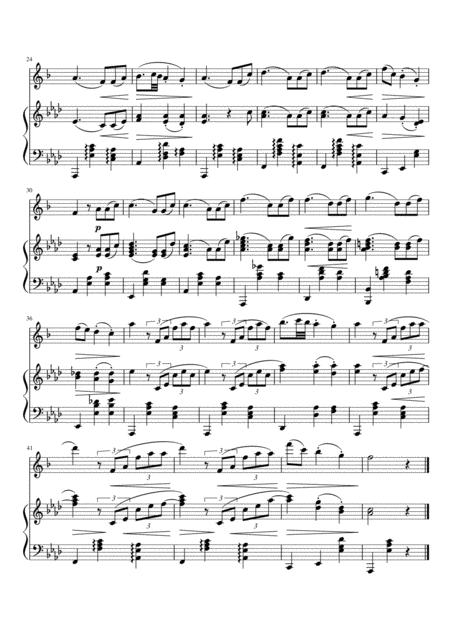 Brahms Waltz Op 39 No 15 For Eb Clarinet And Piano Page 2