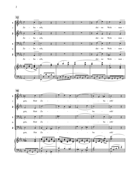 Brahms Wie Lieblich Sind Deine Wohnungen From A German Requiem For Mens Choir Ttbb Page 2