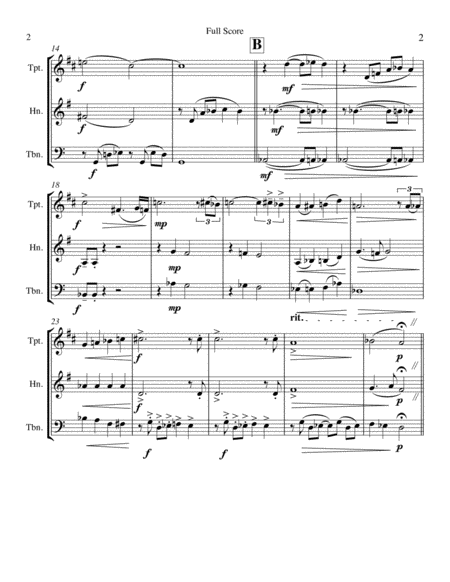 Brass Noire For Brass Trio Page 2