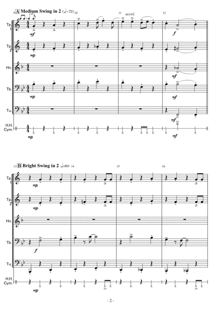 Brass Quintet With Optional Percussion I Got Rhythm From An American In Paris Page 2