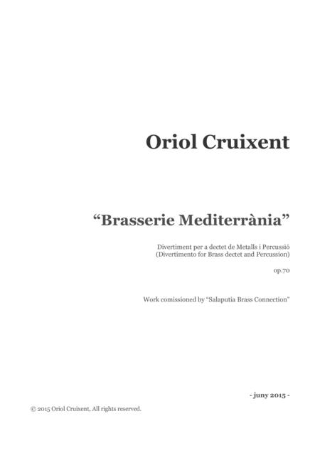 Brasserie Mediterrnia Op 70 Page 2