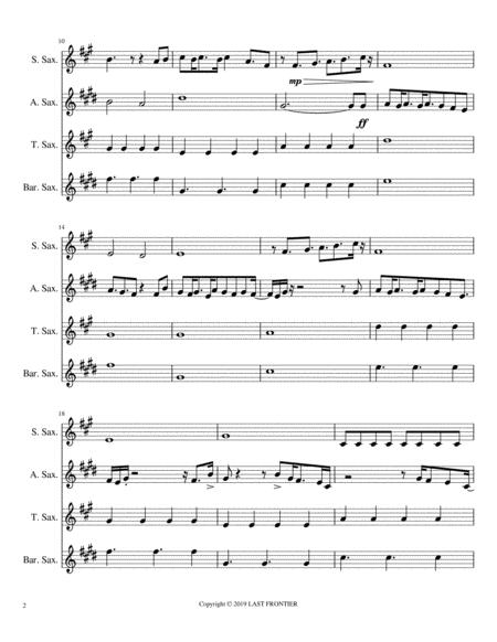 Break My Heart Again Saxophone Quartet Page 2