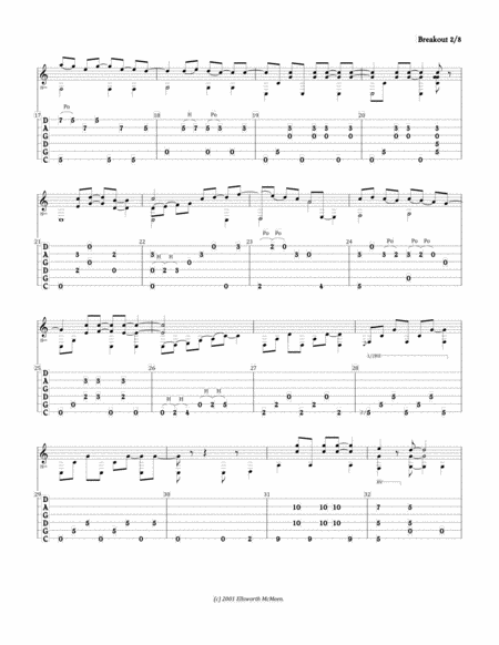 Breakout For Fingerstyle Guitar Tuned Cgdgad Page 2