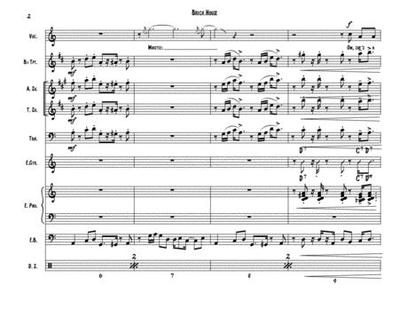 Brick House Jazz Combo Wedding Band Score Only Page 2