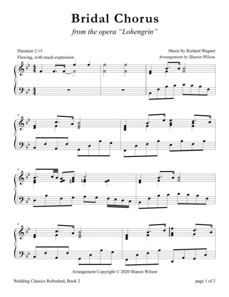 Bridal Chorus From The Opera Lohengrin Piano Solo Page 2