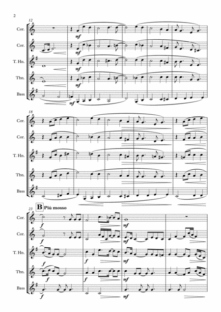 Bridge Over Troubled Water Brass Quintet Page 2