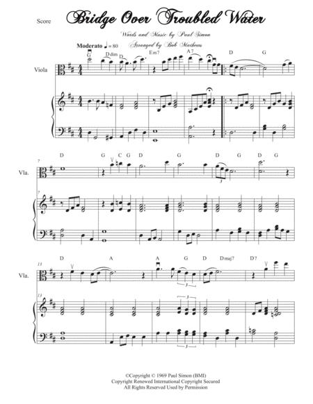 Bridge Over Troubled Water For Viola Solo Page 2