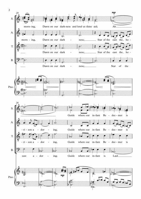 Brightest And Best Choir And Piano Page 2