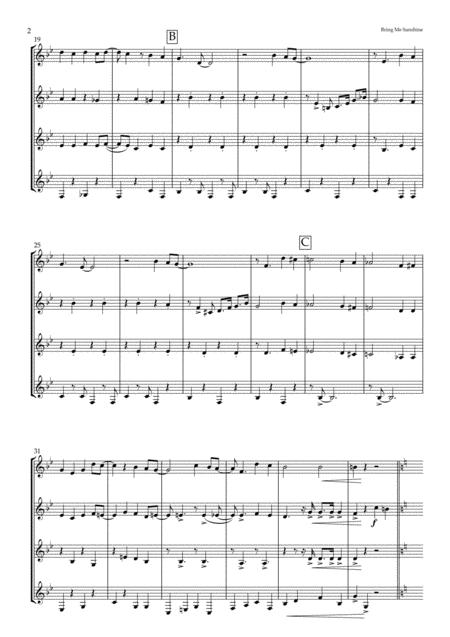 Bring Me Sunshine For Clarinet Quartet Page 2