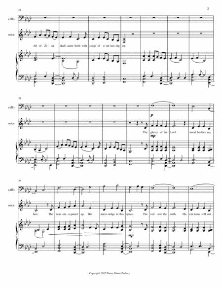 Bring Us Rest Piano Vocal Cello Page 2