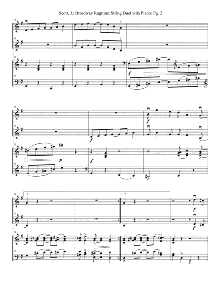 Broadway Ragtime A Classic Page 2