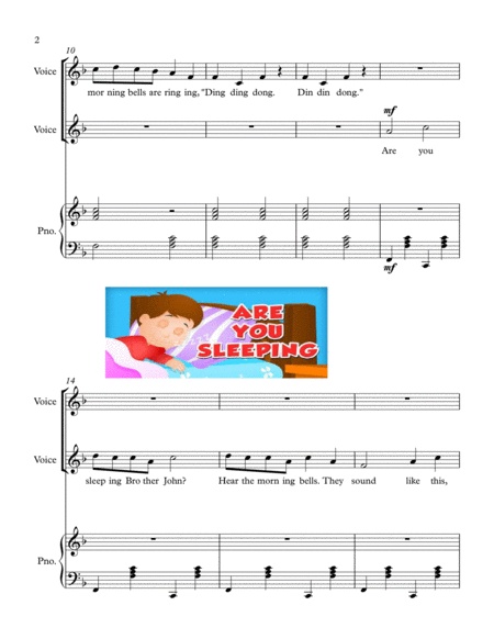 Brother John Partner Song With An Original Countermelody Page 2