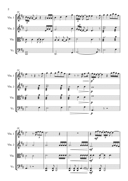 Bryan Adams Everything I Do I Do It For You String Quartet Page 2