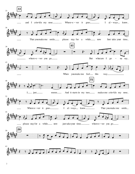 Bubbly Baritone Sax Page 2