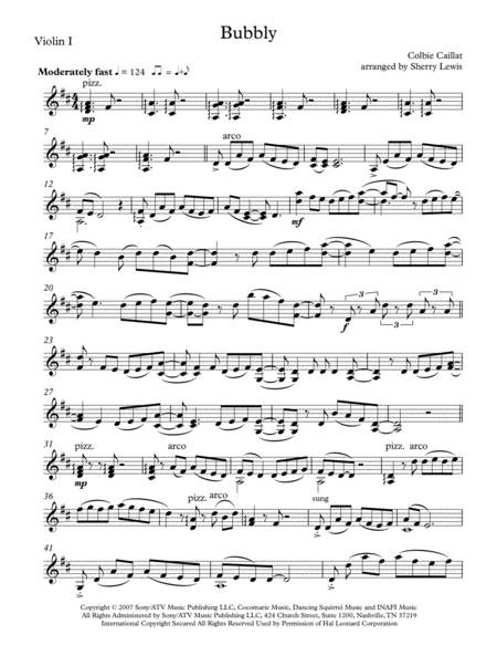 Bubbly Solo Violin For Violin Solo Page 2