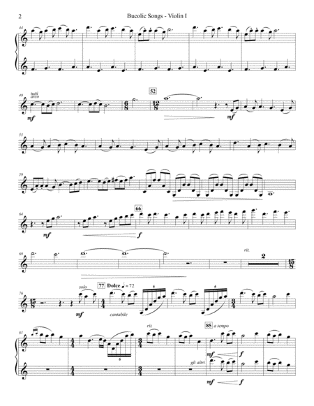 Bucolic Songs Parts Page 2