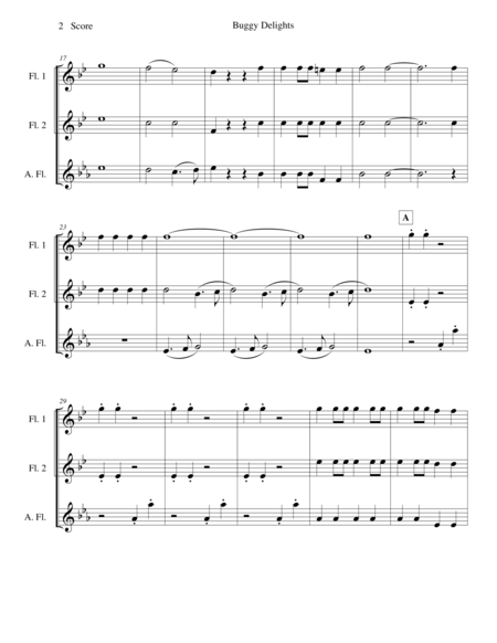 Buggy Delights For Flute Trio Page 2