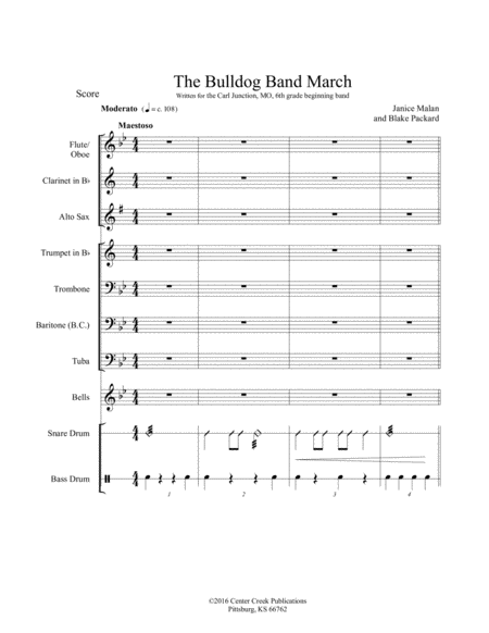 Bulldog Band March Page 2